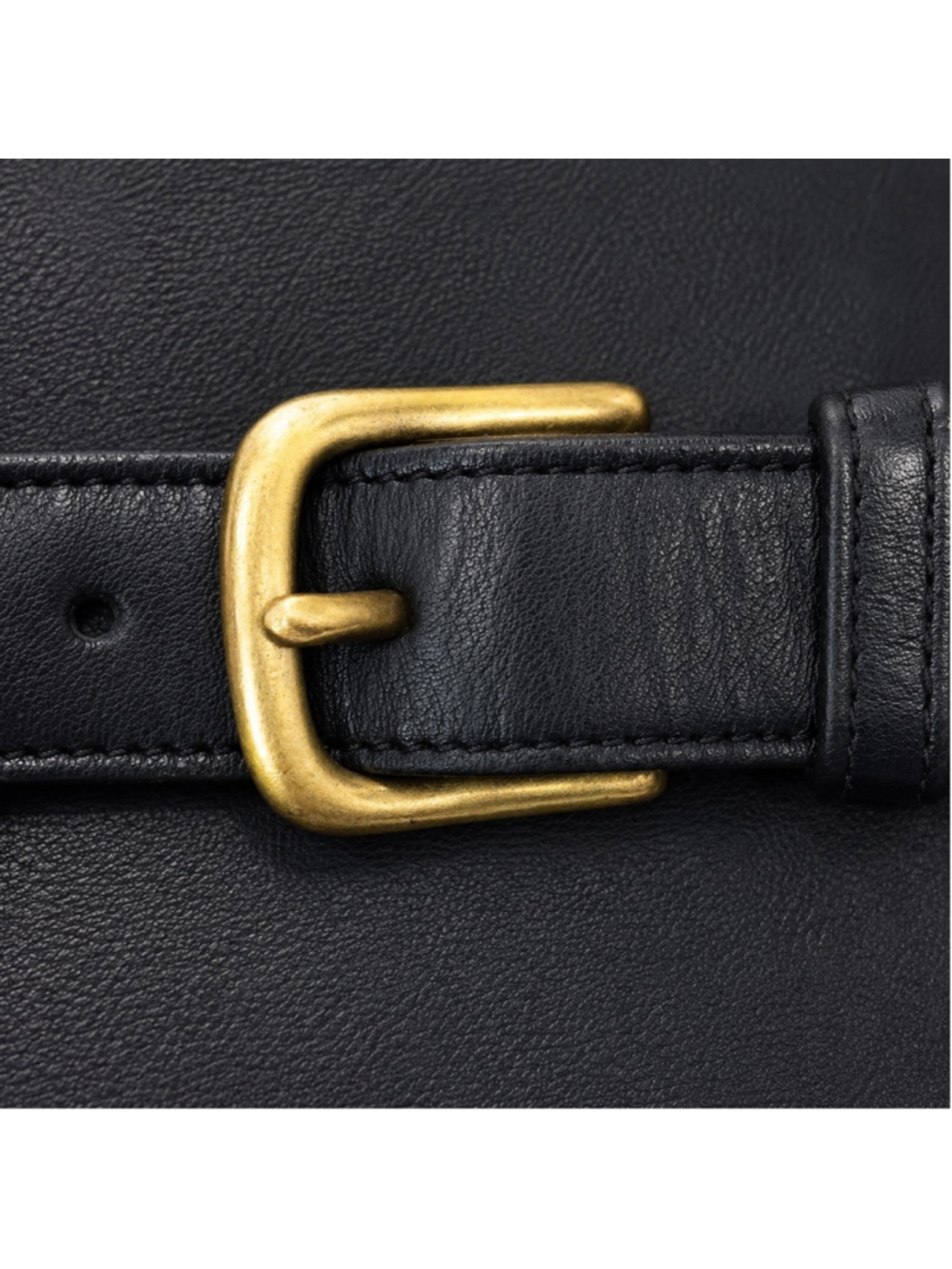 Vintage COACH Black Leather Large Side Pack Turn Lock Shoulder Bag USA 9979 - Picture 8 of 17